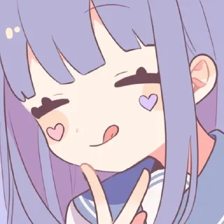 🙂 emoji Chio×Rayoma Telegram sticker 10 of 10