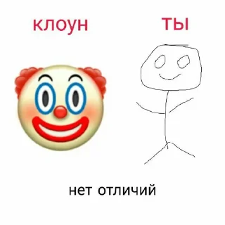 🤡 emoji Что-то :| Telegram sticker 16 of 104