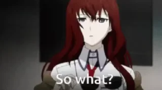 Sticker from Steins;Gate by @Astra1iX