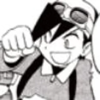 😁 emoji Gold / Ethan >> Arceus Telegram sticker 13 of 13