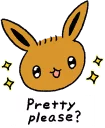 🙏 emoji Pokémon: Eevee Stickers :: @line_stickers Telegram sticker 6 of 40