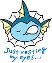 😪 emoji Pokémon: Eevee Stickers :: @line_stickers Telegram sticker 12 of 40