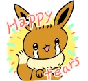 Sticker from Pokémon: Eevee Stickers :: @line_stickers
