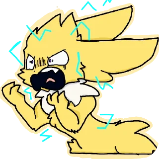 Sticker from Bolt from ssec remake. @yaebunegrow2