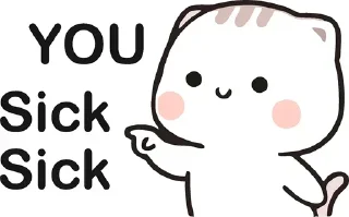 ☹️ emoji You Bad Bad @stickersb2b Telegram sticker 10 of 47