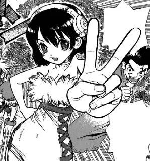 Sticker from Dr. Stone @Kiokoff