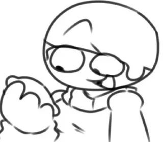 🥟 emoji Дэйв гендер свап(арты) @BambiYes Telegram sticker 17 of 30