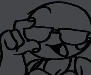 🕶 emoji Дэйв гендер свап(арты) @BambiYes Telegram sticker 11 of 30