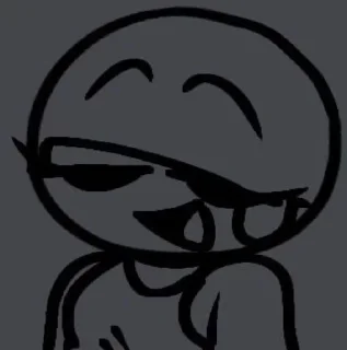 😏 emoji Дэйв гендер свап(арты) @BambiYes Telegram sticker 12 of 30