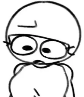 😞 emoji Дэйв гендер свап(арты) @BambiYes Telegram sticker 15 of 30