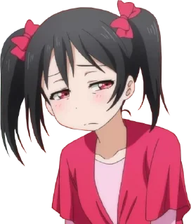 😒 emoji Аниме Telegram sticker 15 of 120