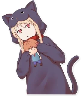 🐱 emoji Аниме Telegram sticker 24 of 120