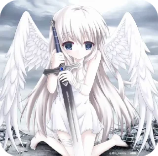 🪽 emoji 🪽𝒶𝓃ℊℯ𝓁𝓈 𝒻𝓇ℴ𝓂 @cutecoreM4_bot ɞ Telegram sticker 7 of 25