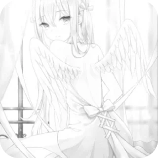 🪽 emoji 🪽𝒶𝓃ℊℯ𝓁𝓈 𝒻𝓇ℴ𝓂 @cutecoreM4_bot ɞ Telegram sticker 19 of 25