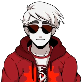 💿 emoji Dave Strider 💿 :: @K4TH4R0S Telegram sticker 23 of 74