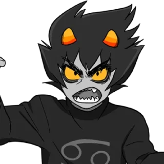 ♋ emoji Karkat Vantas ♋ :: @K4TH4R0S Telegram sticker 11 of 41