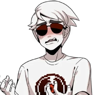 💿 emoji Dave Strider 💿 :: @K4TH4R0S Telegram sticker 14 of 74