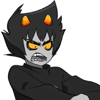♋ emoji Karkat Vantas ♋ :: @K4TH4R0S Telegram sticker 9 of 41
