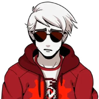 💿 emoji Dave Strider 💿 :: @K4TH4R0S Telegram sticker 24 of 74