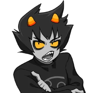 ♋ emoji Karkat Vantas ♋ :: @K4TH4R0S Telegram sticker 8 of 41