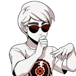 💿 emoji Dave Strider 💿 :: @K4TH4R0S Telegram sticker 18 of 74