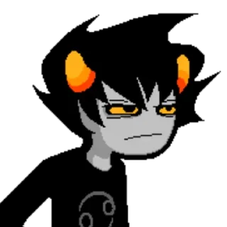 ♋ emoji Karkat Vantas ♋ :: @K4TH4R0S Telegram sticker 18 of 41