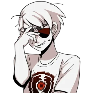 💿 emoji Dave Strider 💿 :: @K4TH4R0S Telegram sticker 13 of 74