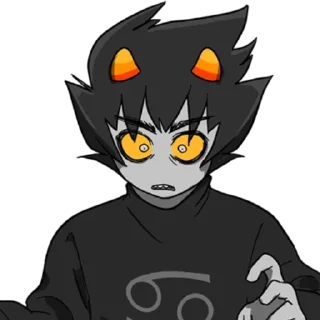 ♋ emoji Karkat Vantas ♋ :: @K4TH4R0S Telegram sticker 7 of 41