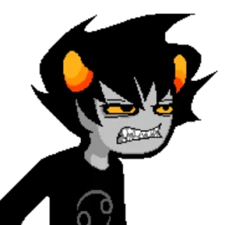 ♋ emoji Karkat Vantas ♋ :: @K4TH4R0S Telegram sticker 20 of 41