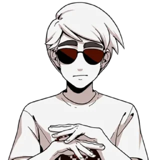 💿 emoji Dave Strider 💿 :: @K4TH4R0S Telegram sticker 16 of 74