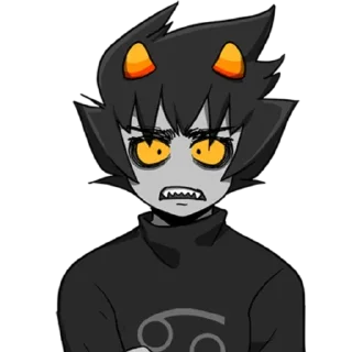 ♋ emoji Karkat Vantas ♋ :: @K4TH4R0S Telegram sticker 5 of 41