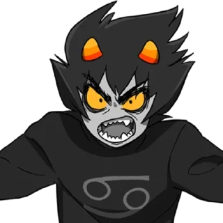 ♋ emoji Karkat Vantas ♋ :: @K4TH4R0S Telegram sticker 12 of 41