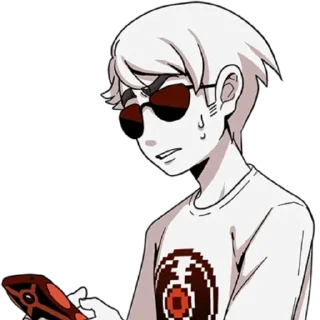 💿 emoji Dave Strider 💿 :: @K4TH4R0S Telegram sticker 21 of 74