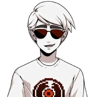 💿 emoji Dave Strider 💿 :: @K4TH4R0S Telegram sticker 8 of 74