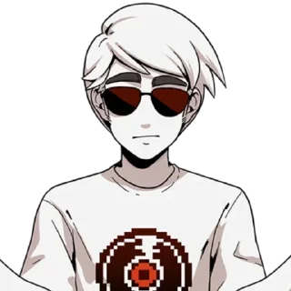 💿 emoji Dave Strider 💿 :: @K4TH4R0S Telegram sticker 17 of 74