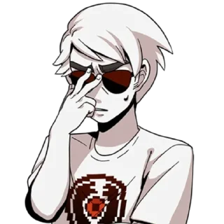 💿 emoji Dave Strider 💿 :: @K4TH4R0S Telegram sticker 12 of 74