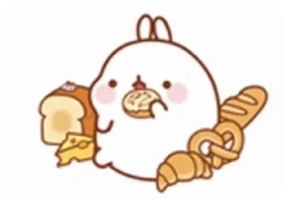 🍞 emoji bunny's cute Telegram sticker 7 of 16