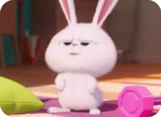 😌 emoji bunny's cute Telegram sticker 16 of 16