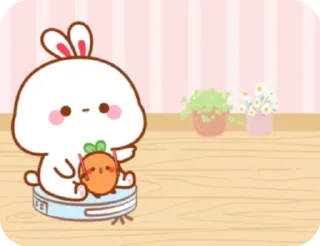 🚗 emoji bunny's cute Telegram sticker 8 of 16