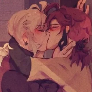❤️ emoji Кадзуха x Хэйдзо Telegram sticker 24 of 25