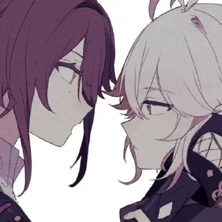 ❤️ emoji Кадзуха x Хэйдзо Telegram sticker 14 of 25