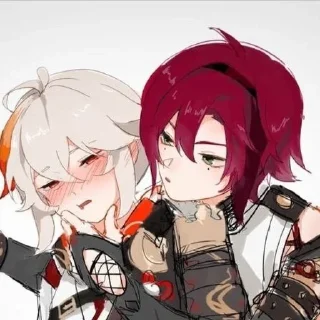 ❤️ emoji Кадзуха x Хэйдзо Telegram sticker 12 of 25