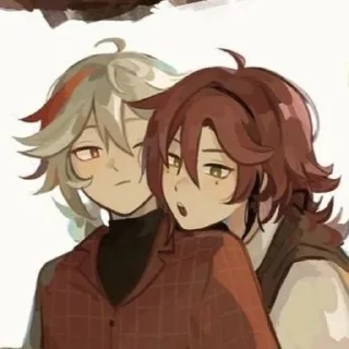 ❤️ emoji Кадзуха x Хэйдзо Telegram sticker 3 of 25