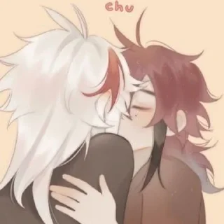 ❤️ emoji Кадзуха x Хэйдзо Telegram sticker 22 of 25
