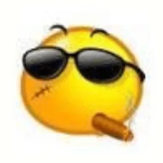 😎 emoji 有趣的面孔 Telegram sticker 18 of 24