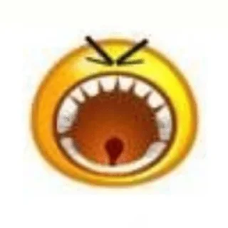 😤 emoji 有趣的面孔 Telegram sticker 5 of 24
