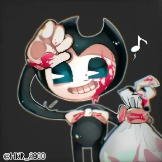 💀 emoji Bendy | @moonzxs Telegram sticker 5 of 64