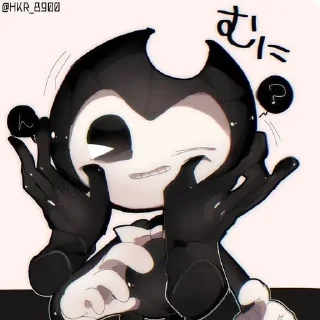 💀 emoji Bendy | @moonzxs Telegram sticker 9 of 64