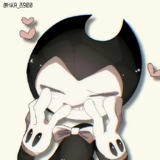 💀 emoji Bendy | @moonzxs Telegram sticker 10 of 64