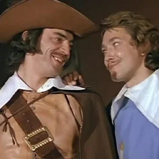 😄 emoji важные переговоры с мушкетёрами Telegram sticker 1 of 25